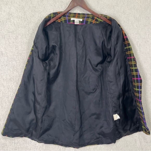 Vintage The Limited Wool Blend Blazer Women L Jacket Groovy 80s 90s USA Made - Picture 9 of 16